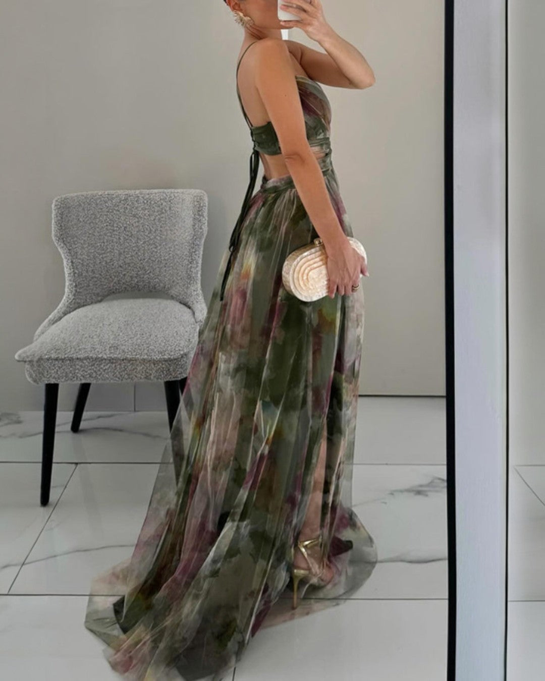 Eleanor | Elegant Floral Maxi Dress