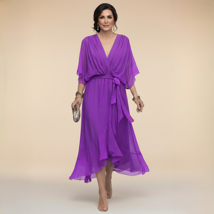 Gabriella | Flowy V-Neck Dress