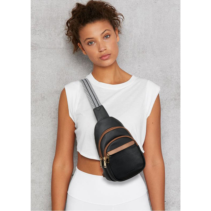 Aurora - Beige Street Casual Trapeze Sling Bag