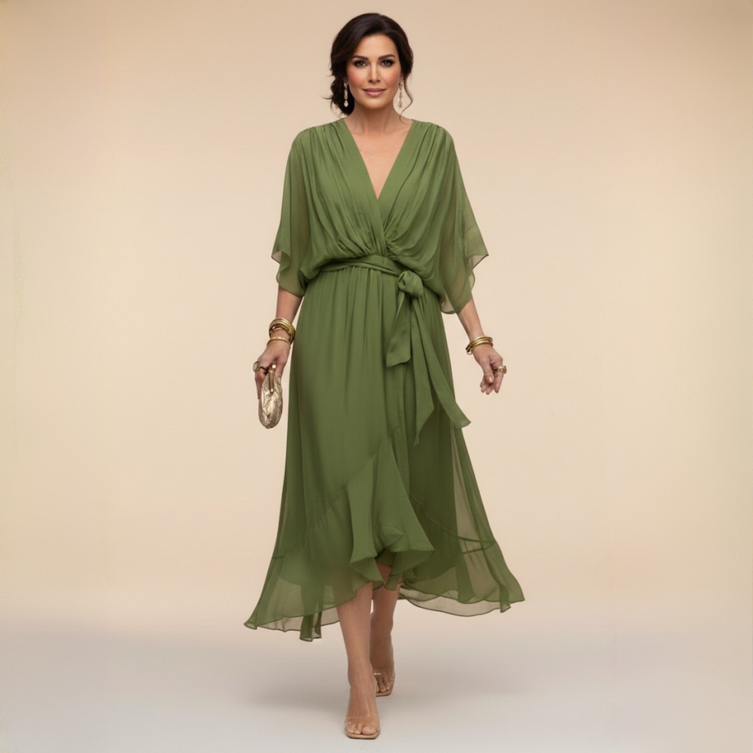 Gabriella | Flowy V-Neck Dress
