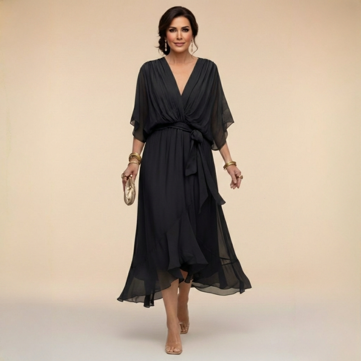 Gabriella | Flowy V-Neck Dress