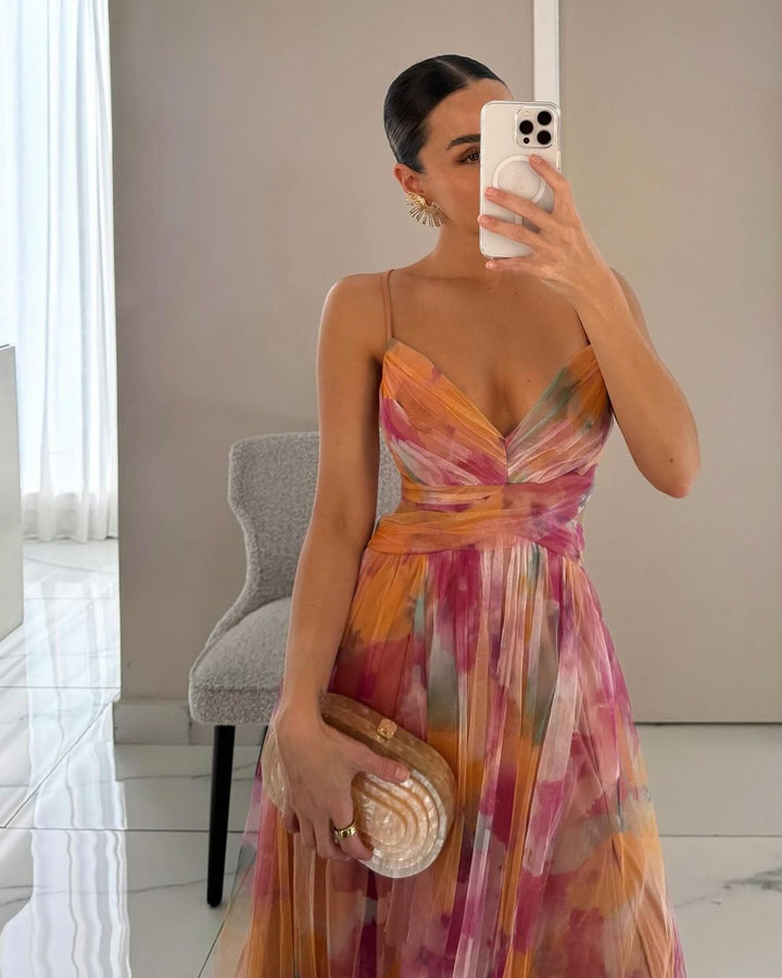 Eleanor | Elegant Floral Maxi Dress