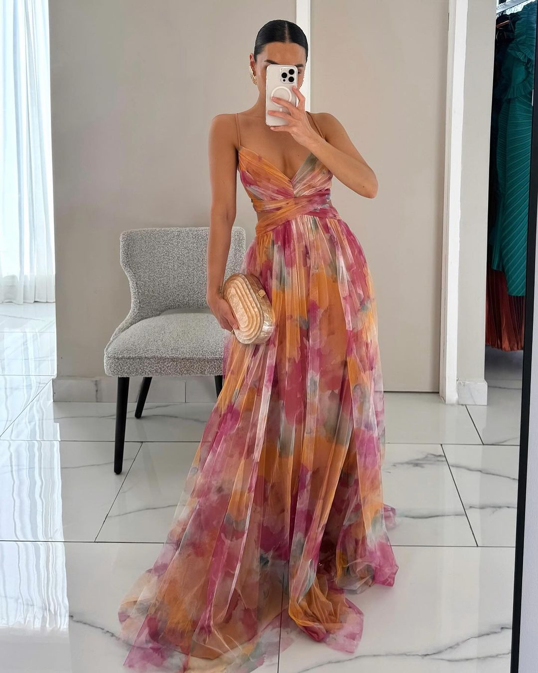 Eleanor | Elegant Floral Maxi Dress