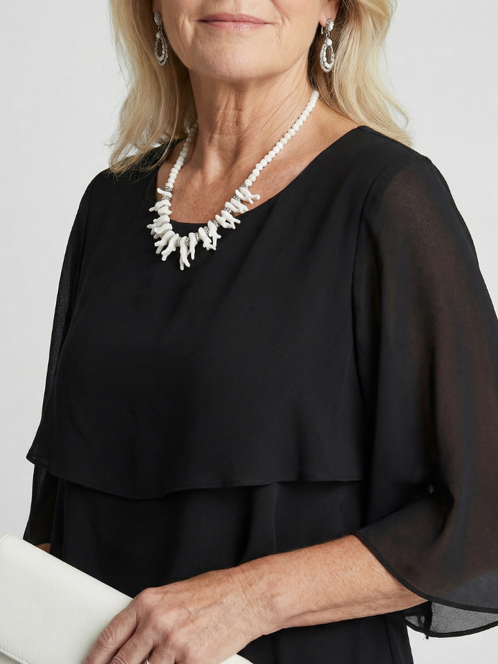 Brenda | Layered Tier Midi Dress