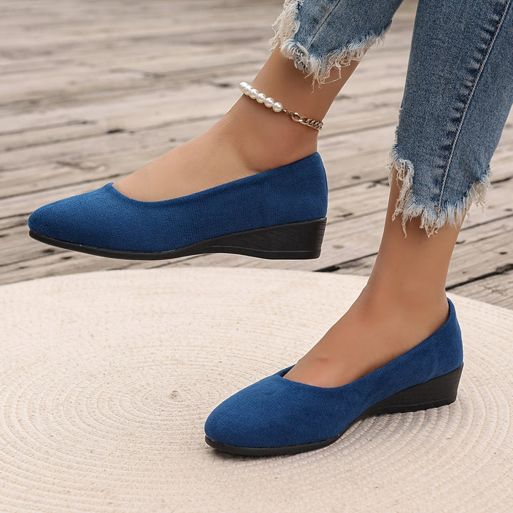 Sarah | Wedge Ballerina Flat