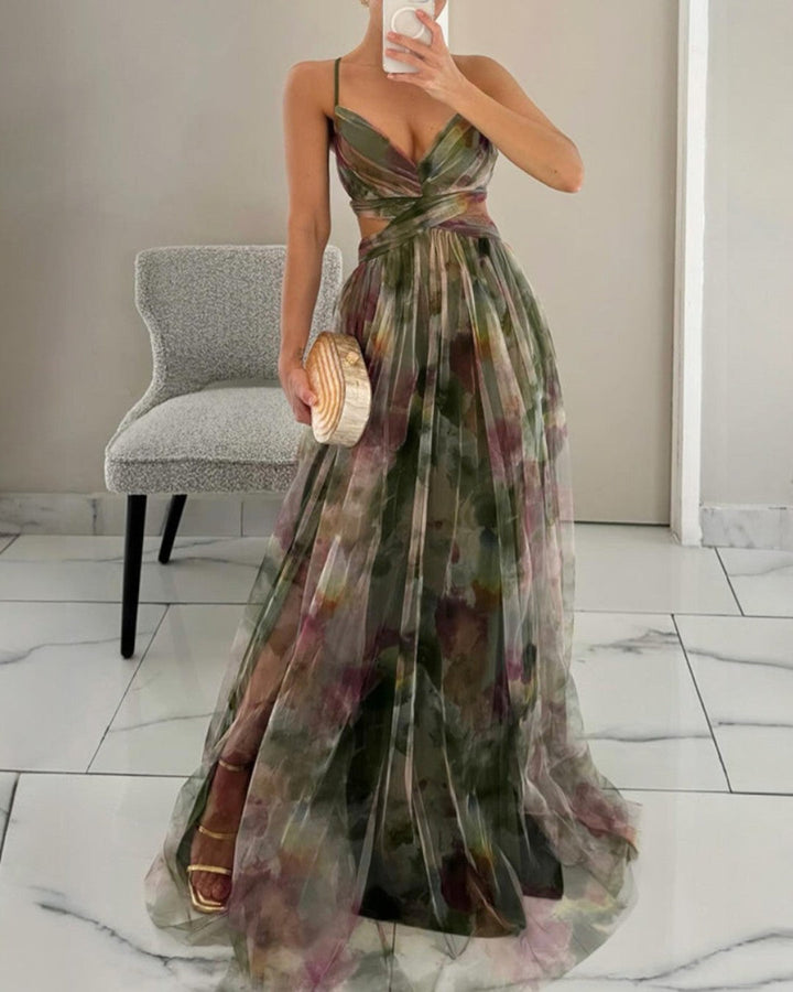 Eleanor | Elegant Floral Maxi Dress