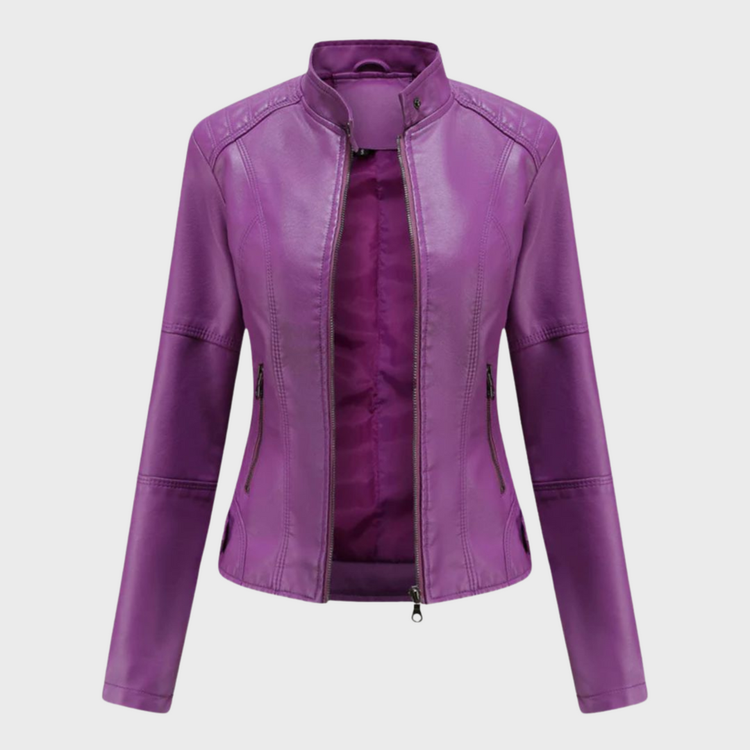 Sophia | Casual Leather Jacket