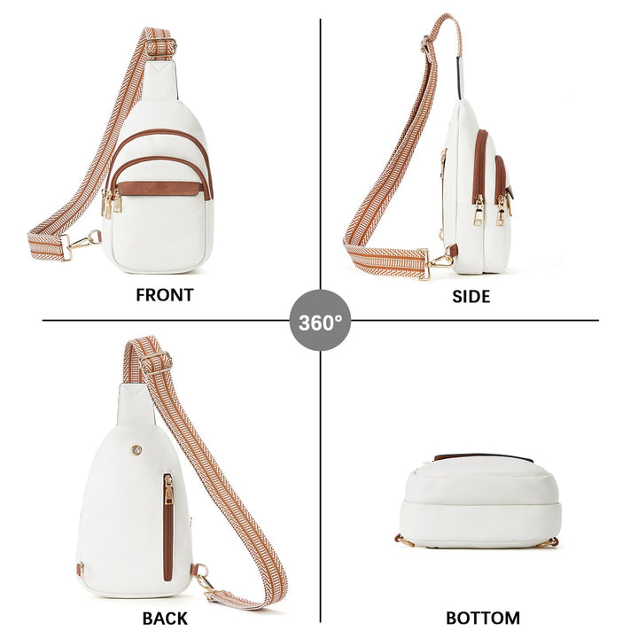 Aurora - Beige Street Casual Trapeze Sling Bag