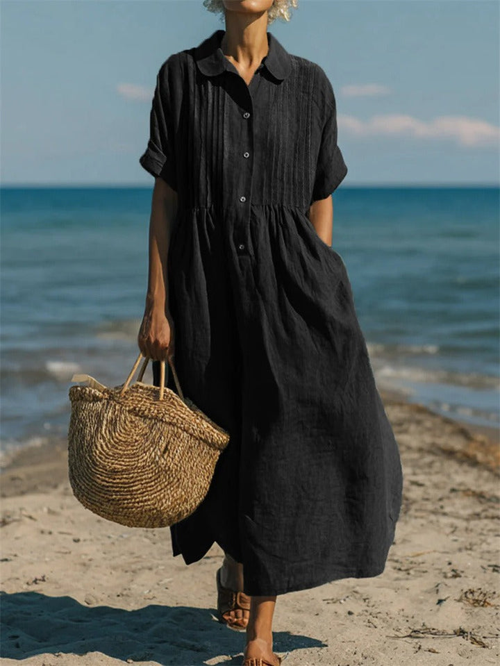 Arianne | Cotton Shirt Dress