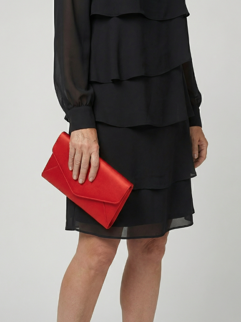 Amanda | Clean Layered Knee Length Dress