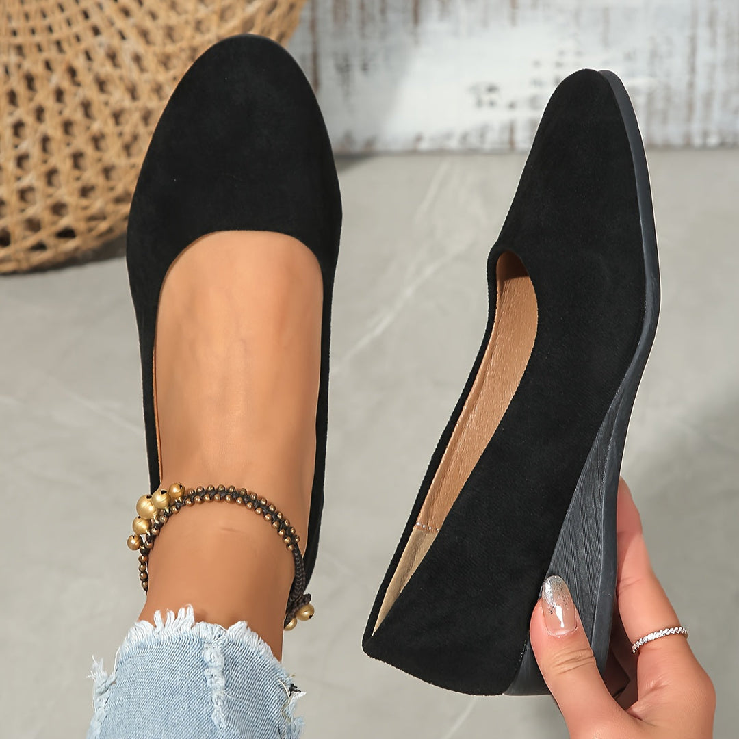 Sarah | Wedge Ballerina Flat