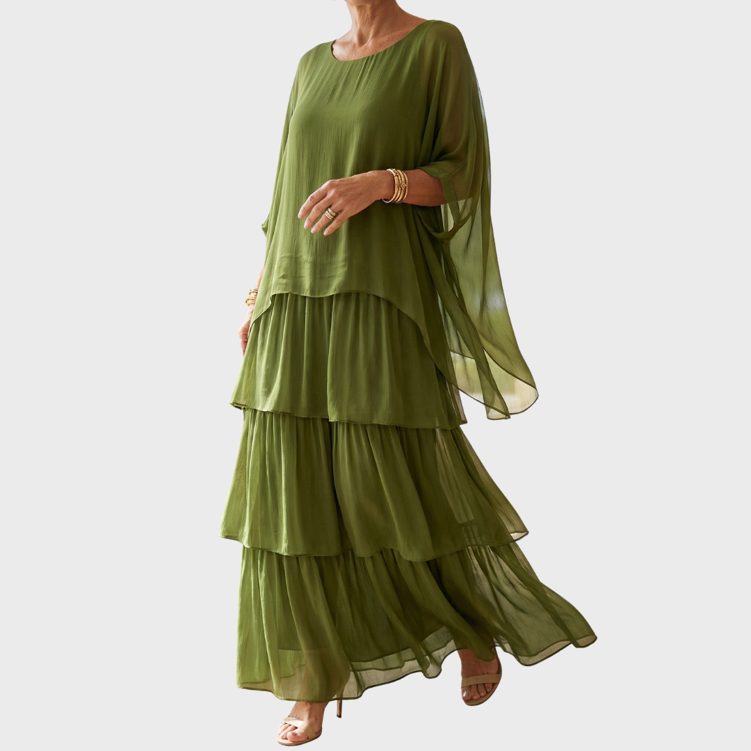 Debra | Elegant Maxi Dress with a Flowy Silhouette