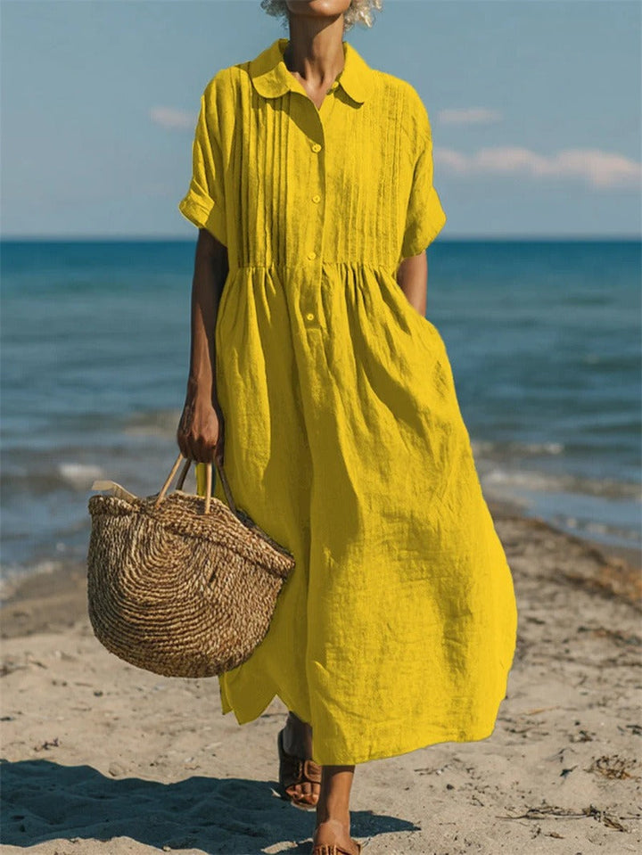 Arianne | Cotton Shirt Dress