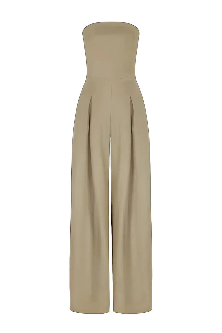 Élise | Strapless Wide-Leg Jumpsuit