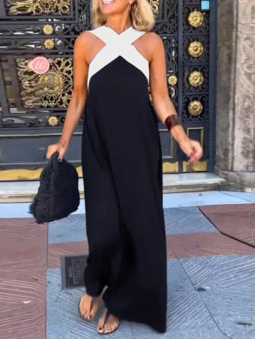 DELPHINES | DRESS WITH CROSSED CUT