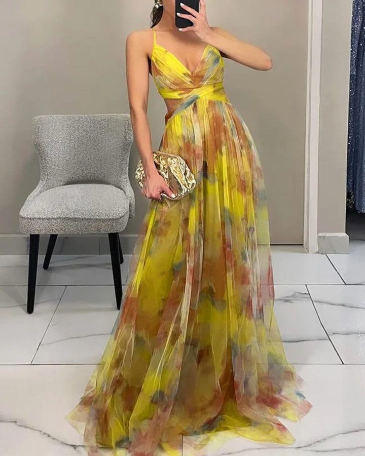 Eleanor | Elegant Floral Maxi Dress