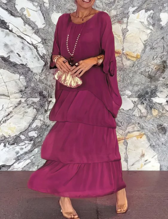Debra | Elegant Maxi Dress with a Flowy Silhouette