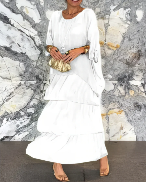 Debra | Elegant Maxi Dress with a Flowy Silhouette