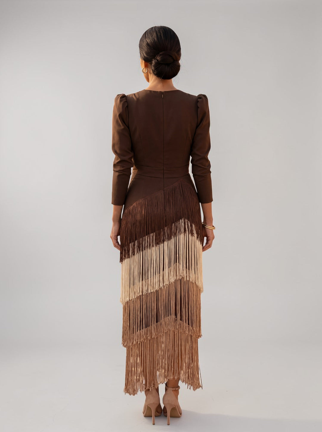 Sofia - Elegant Fringe Dress