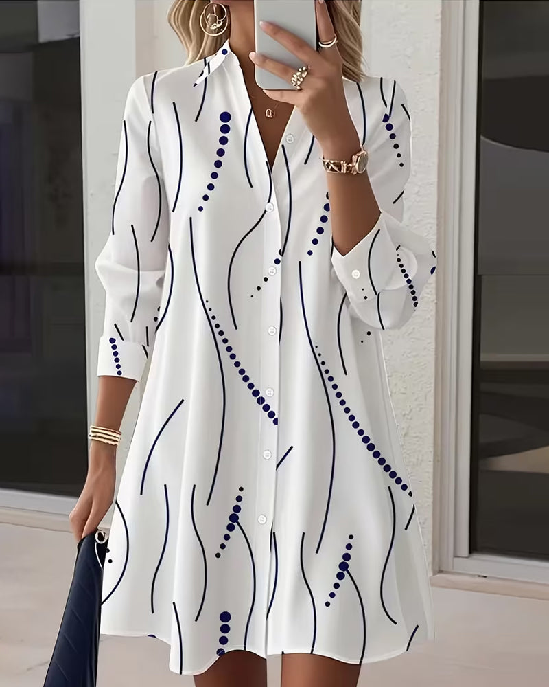 Elodie - Wavy Collar Shirt