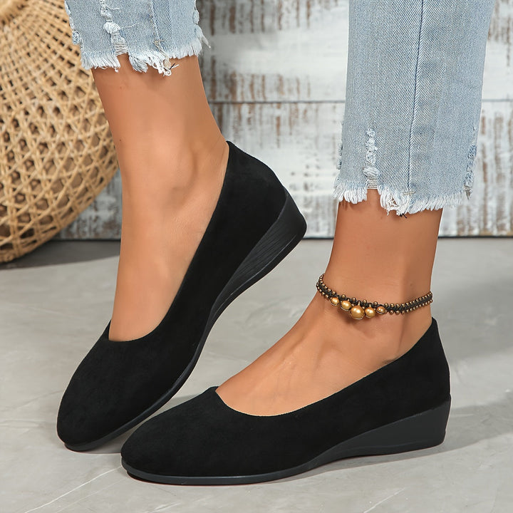 Sarah | Wedge Ballerina Flat