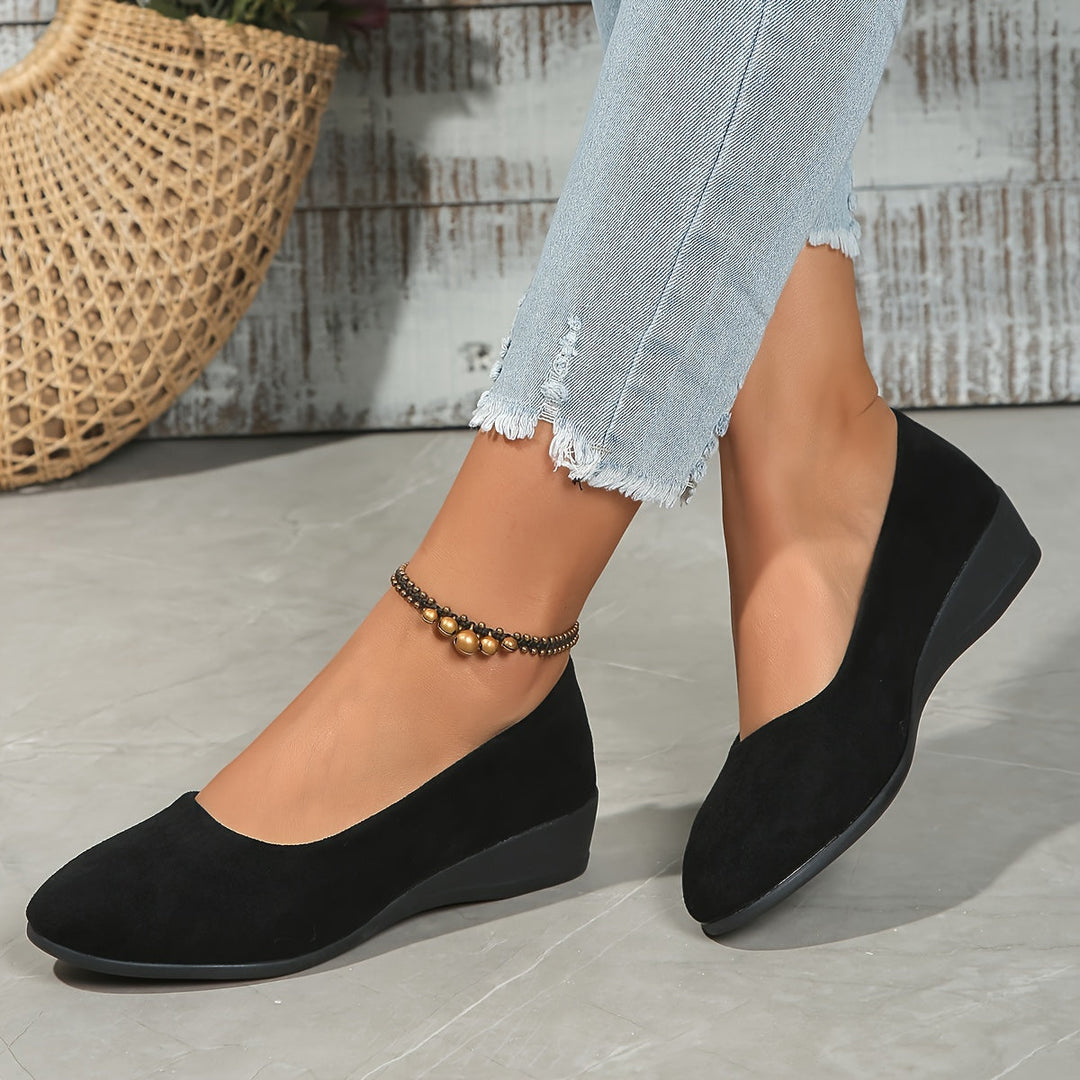Sarah | Wedge Ballerina Flat