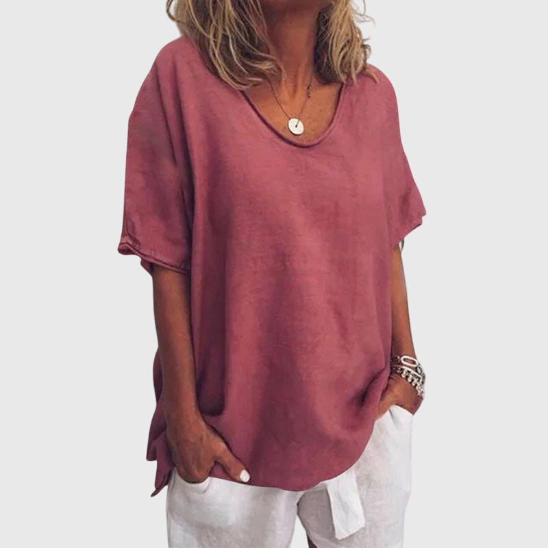 Jamie | Relaxed V-Neck Top