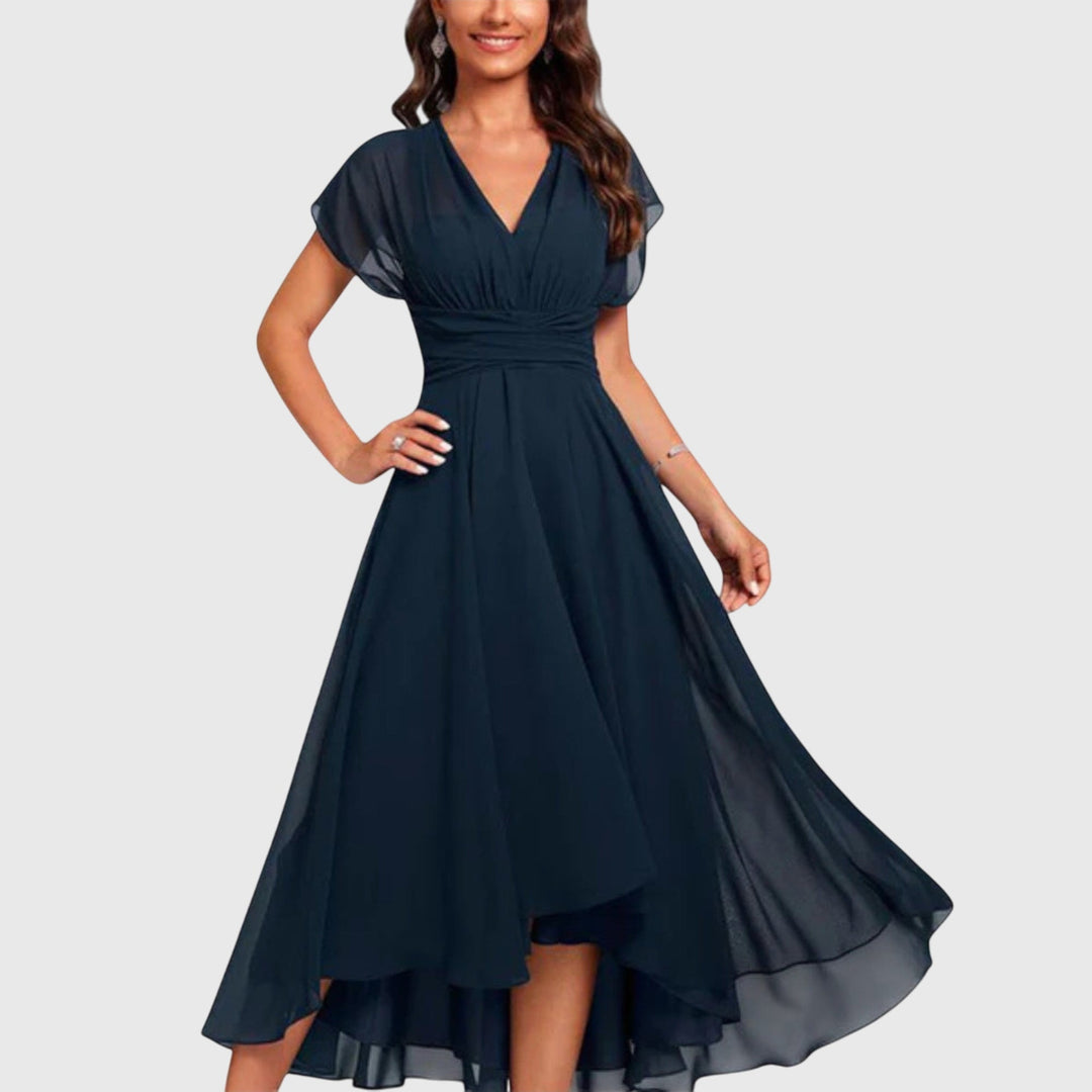 Christina | Chiffon A-Line Dress