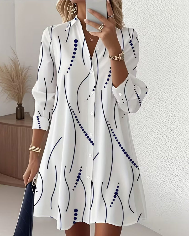Elodie - Wavy Collar Shirt