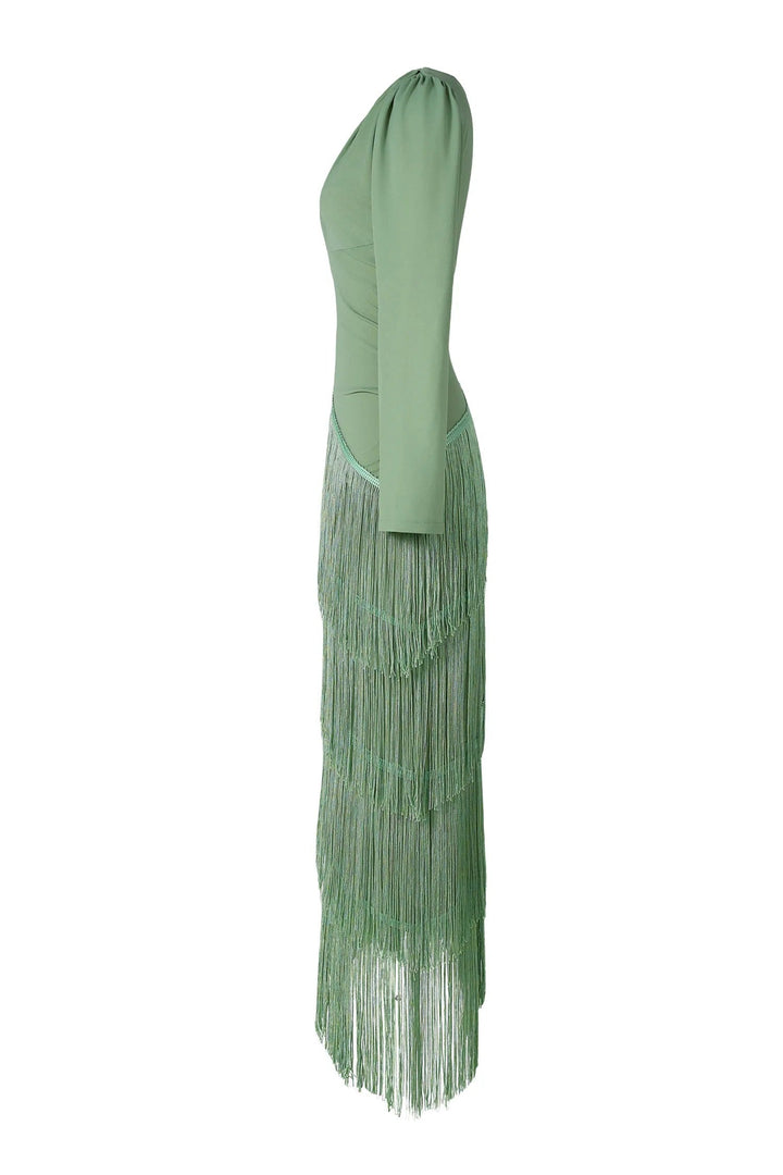 Sofia - Elegant Fringe Dress