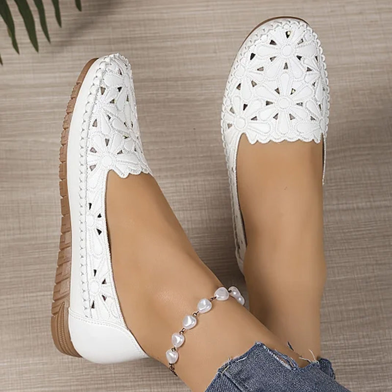 Elara | Orthopedic Comfort Leather Slip-On Shoes