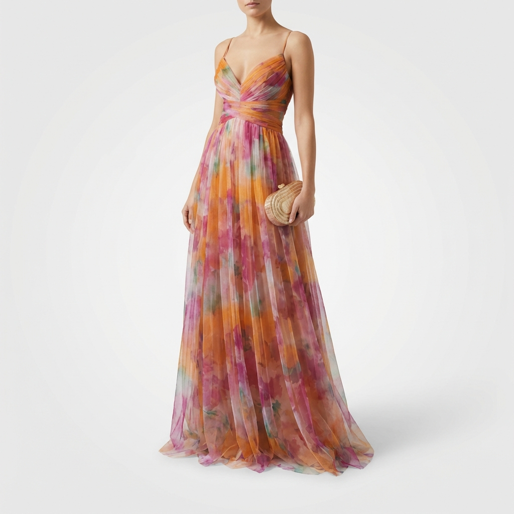 Eleanor | Elegant Floral Maxi Dress
